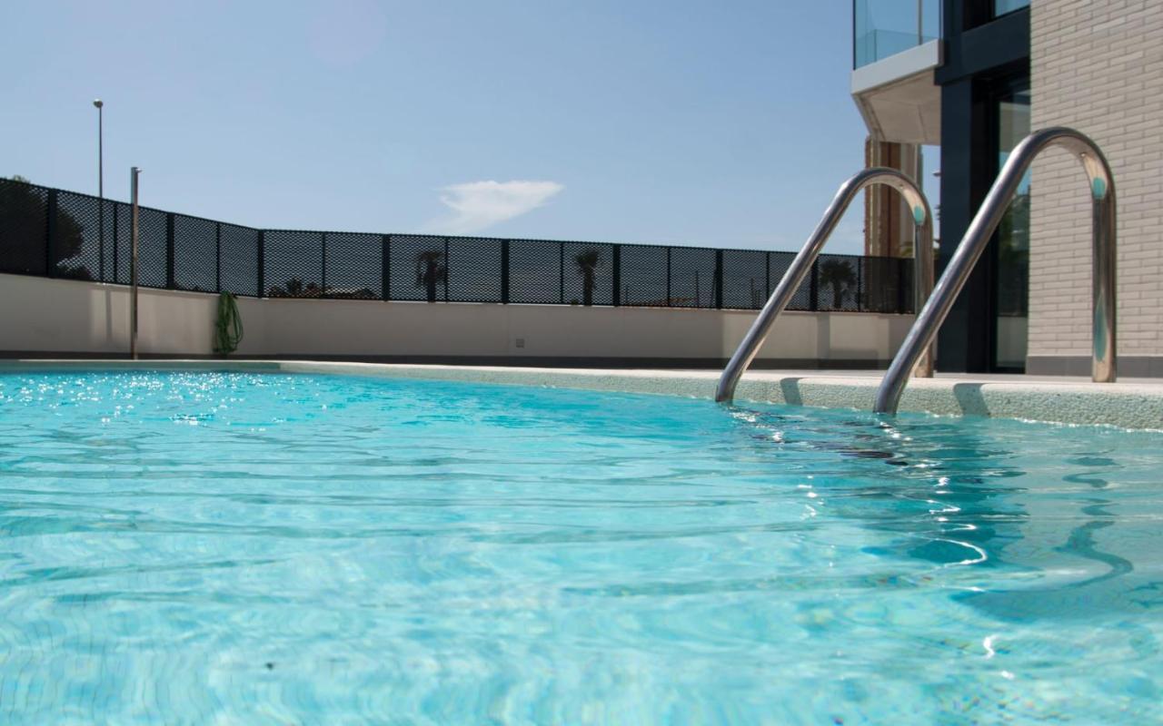 Modern Sea Front Reef Apartment Alicante Bagian luar foto
