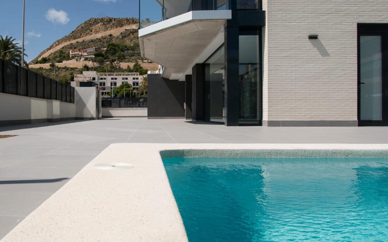 Modern Sea Front Reef Apartment Alicante Bagian luar foto