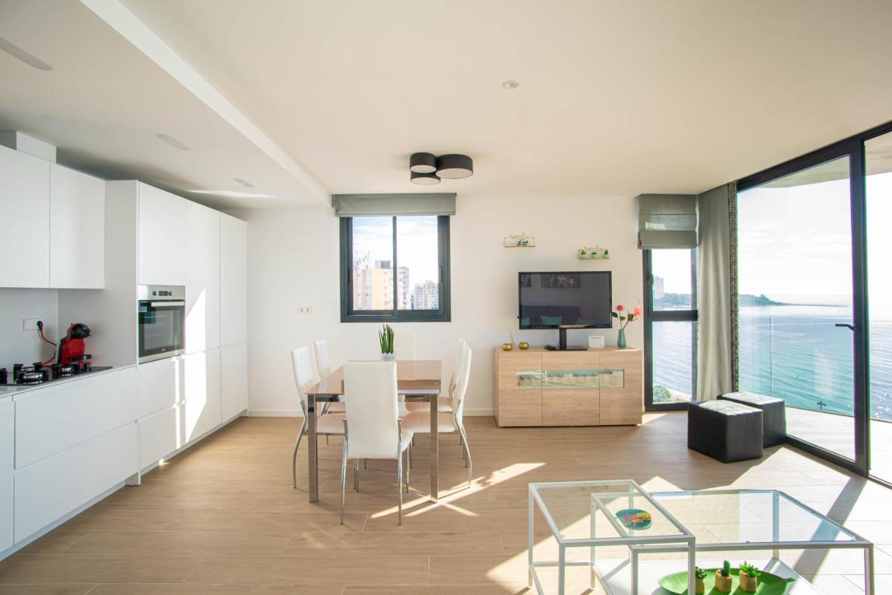 Modern Sea Front Reef Apartment Alicante Bagian luar foto